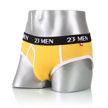 爱杉士23MEN 男士星期系列七色纯棉三角内裤K02YW 黄色 XXL