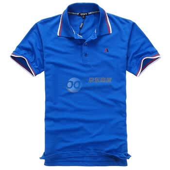 ATOPI2011夏 休闲时尚翻领纯棉男式POLO衫(15003) 纯蓝 XL