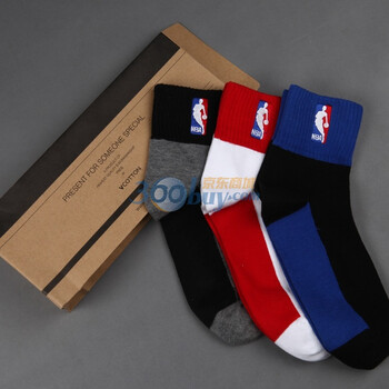 NBA休闲运动袜Ⅲ（三双装） 混色 均码
