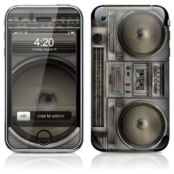 ideaSkin iPhone 3G/3GS 老式收音机 外壳保护套皮贴膜 ENABRC272006