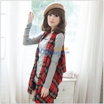 东京着衣 超值两件套女装编织细皮带条纹两件套0019706 灰色 均码