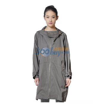 JNBY江南布衣秋冬大气女性全棉风衣 5962647 咖啡色 XL