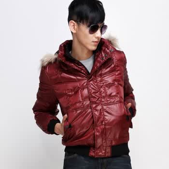 唐狮Tonlion男夹克式羽绒服110411072505 红色 XXL