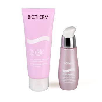 Biotherm碧欧泉时空焕肤二件套（时空深层去皱深层淡纹润肤精华30ml+透晶焕肤磨砂洁面乳75ml）