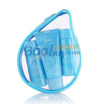 静佳Jplus24小时水循环恒润保湿系列中样（洁面30ml+水30ml+乳液30ml）