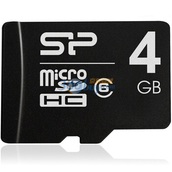 广颖电通（Silicon power）4G MicroSDHC(TF)存储卡（Class6）