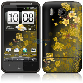 ideaSkin HTC Desire HD/G10/G7HD/A919/大坏蛋 金沙飘零 手机外壳保护套皮贴膜 ENDASA010288