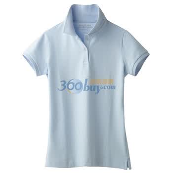 Giordano佐丹奴 Polo 女糖果色弹力修身珠地Polo 01310001 蓝色 S