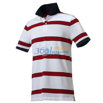 Giordano佐丹奴 Polo 男撞色自由间修身珠地Polo 01011008 红色 XL