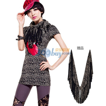 七格格【潮牌OTHERMIX】女式黑色短袖T恤 12A10058 黑色 M