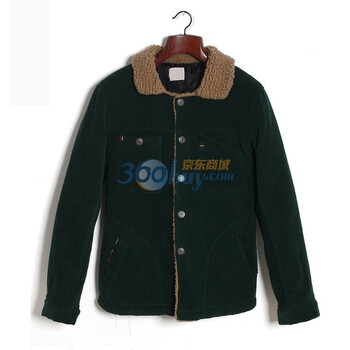 IR男装 2011秋冬新品 男士休闲保暖棉衣 民族风对襟修身棉服 绿色 M