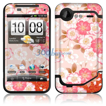 ideaSkin HTC Incredible S / G11 / 惊艳 / S710e 皮肤 樱花绽放 外壳保护套皮贴膜 DAVA010283