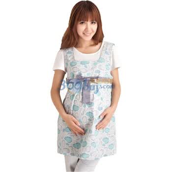十月妈咪 蛋开印花防辐射 4550319 绿色 M