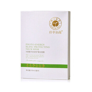 仟草佰露 光能量·亮白防护蚕丝颈膜 30ML/装*6