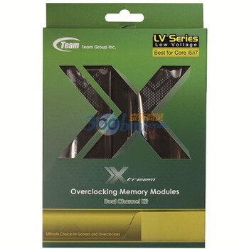 铨科技(Team)Xtreem LV系列 DDR3 2000 8G(