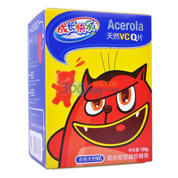 养生堂成长快乐牌天然维C VCQ片3g*50片