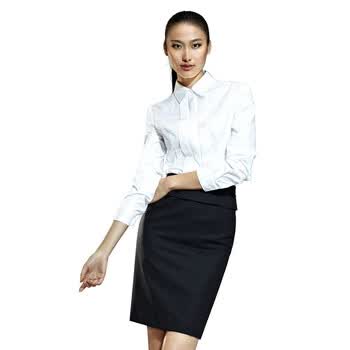 YOUSOKU 女装新品 白色 长袖衬衫 CK1100602-0 白色 170/96