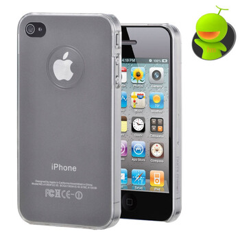 哈密瓜(hamimelon)HM0123 iphone4保护套 0.3mm磨砂外壳 后壳 挑战“薄”的极限 透白 内附赠品
