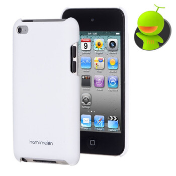 哈密瓜（hamimelon） HM0063 ipod touch4后壳 touch4保护壳 保护套 纯色の夏系列 白色