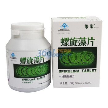 香岩牌螺旋藻片 250mg*200粒