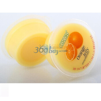马来西亚原装进口 可康牌橙味椰果果冻 80gX3杯 2包 2种口味