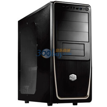 酷冷至尊（CoolerMaster）RC-K400-TWN1 掠夺者豪华版 中塔机箱（黑色银边） 充孔/钢琴烤漆面板 透明侧窗