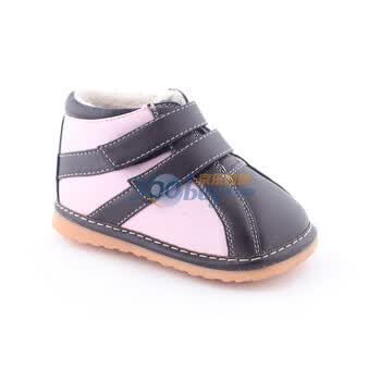 小蓝羊 叫叫鞋 秋冬新品 男女童鞋 SQ-C11303粉红24