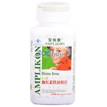安倍康牌血红素铁补铁片0.6g*100粒