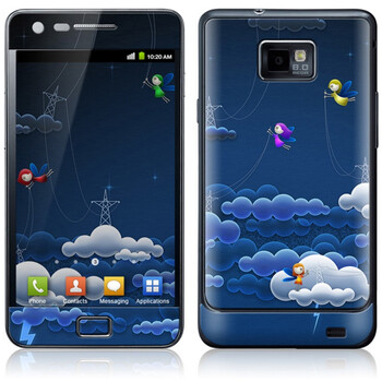 ideaSkin 三星 Galaxy S2 / i9100 / 盖世兔 皮肤 电闪雷鸣 外壳保护套皮贴膜 DAUA750492