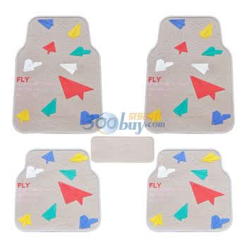 虎贝尔 汽车脚垫 乳胶脚垫 通用型脚垫 H311米色