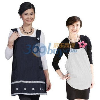 家家乐 孕妇防辐射服 防辐射孕妇装 配银纤维肚兜709+LMCQ102 藏青 XL
