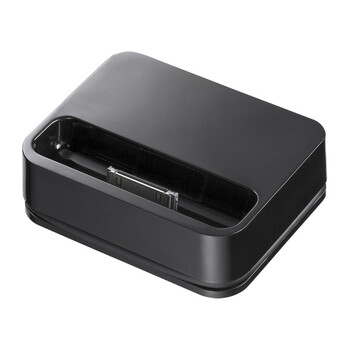 日本SANWA SUPPLY ACA-CRADLE2BK 苹果iPod、iPhone 4、3GS的USB可收纳基座充电器 可传输数据 黑