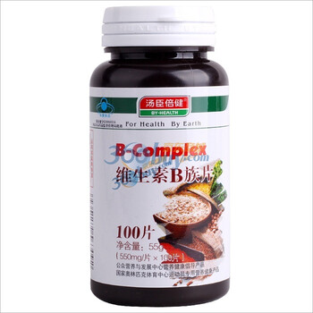 汤臣倍健维生素B族片550mg×100片 降肝火/缓解压力/祛口臭