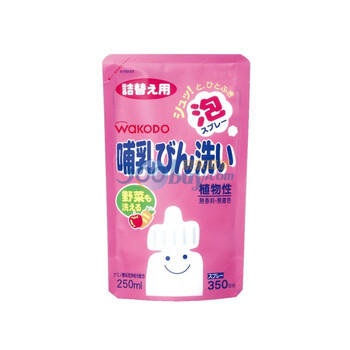 和光堂WAKODO奶瓶(蔬菜)洗洁液(补充装)250ml BK14