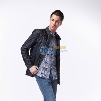 利郎lilanz派克外套 男装 2012年春季新品 时尚休闲精品派克 2CPK0131Y 中灰 185