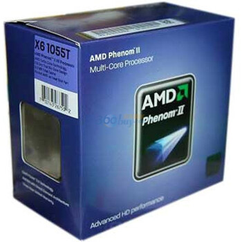 AMD Phenom II X6 (羿龙六核 ）1055T 盒装CPU （Socket AM3/2.8GHz/6M三级缓存/45纳米）