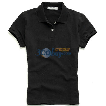 Giordano佐丹奴 Polo 女七彩豆豆修身珠地POLO 01319005 黑色 S