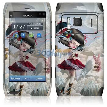 ideaSkin 诺基亚 N8 皮肤 云中弹奏 外壳保护套皮贴膜 ENCJNC682074