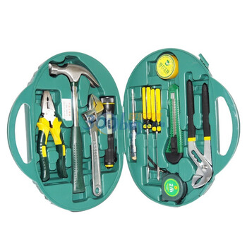 得力工具 12件小家庭工具组套 DL1012