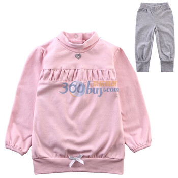 帕斯里诺/Pastellino 2012年春装新款宝宝外出服两件套 礼盒装 4210001粉色 95(24至30个月)