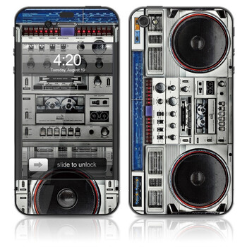 ideaSkin iPhone 4 双卡录音机二 手机外壳保护套皮贴膜 ENCJKC272004