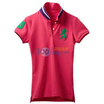 Giordano佐丹奴 Polo 女活力狮王纤腰Polo 01311027 热情的粉红 M