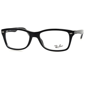 Ray-Ban雷朋畅销款时尚黑色眼镜架 RB5228-2000-53 黑色