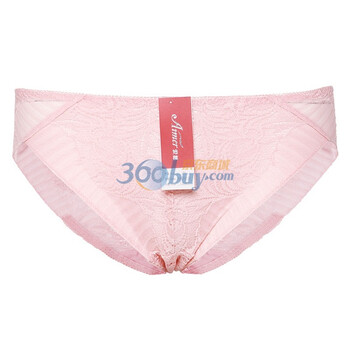 爱慕 11SSFittingWell-2中腰三角裤AM22961 粉红 90
