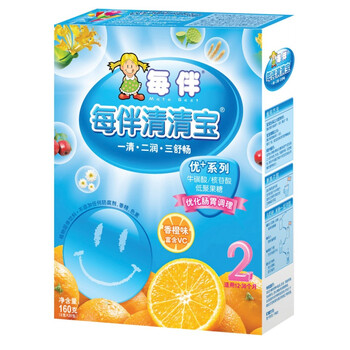 每伴优+幼儿清清宝 适合12-36个月宝宝 香橙 2段盒装