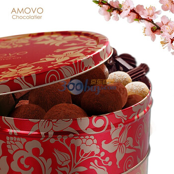 【AMOVO】魔吻巧克力超奢华高档年货大礼盒“富贵锦囊”8大件S0703