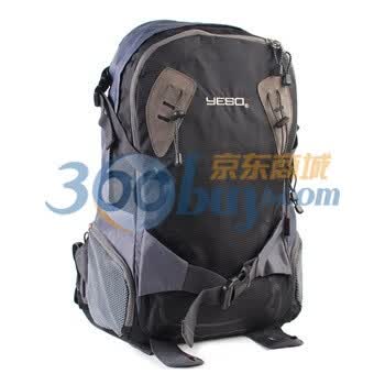 YESO2011大容量双肩旅行电脑包9903-1 黑色