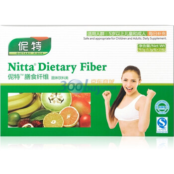 Nitta伲特 成人果蔬膳食纤维 5.3克/袋*15袋