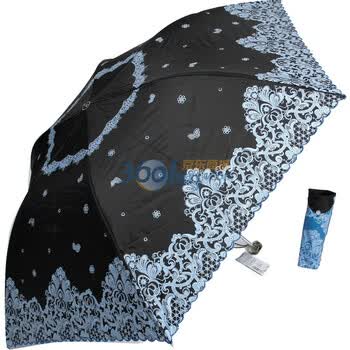 2012年新款 天堂伞 防紫外线 防晒 晴雨伞 348E赏心悦目 5号浅蓝