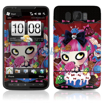 ideaSkin HTC HD2/T8585/T8588 糖果女孩 外壳保护套皮贴膜 ENCISC652070